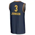 Youth Raven Johnson ＃3 Replica Navy Indiana Fever Lightweight Jersey