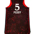 Youth Shey Peddy ＃5 Rebel Edition Victory Black Indiana Fever 2021 Jersey