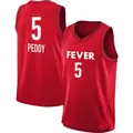 Youth Shey Peddy ＃5 Rebel Edition Victory Red Indiana Fever 2023 Jersey