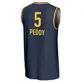 Youth Shey Peddy ＃5 Replica Navy Indiana Fever Lightweight Jersey