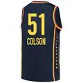 Youth Sydney Colson ＃51 Explorer Edition Victory Navy Indiana Fever 2021 Jersey