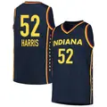 Youth Tyasha Harris ＃52 Explorer Edition Victory Navy Indiana Fever 2021 Jersey