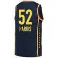 Youth Tyasha Harris ＃52 Explorer Edition Victory Navy Indiana Fever 2021 Jersey
