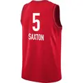 Youth Victaria Saxton ＃5 Rebel Edition Victory Red Indiana Fever 2023 Jersey