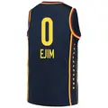 Youth Yvonne Ejim ＃0 Explorer Edition Victory Navy Indiana Fever 2021 Jersey